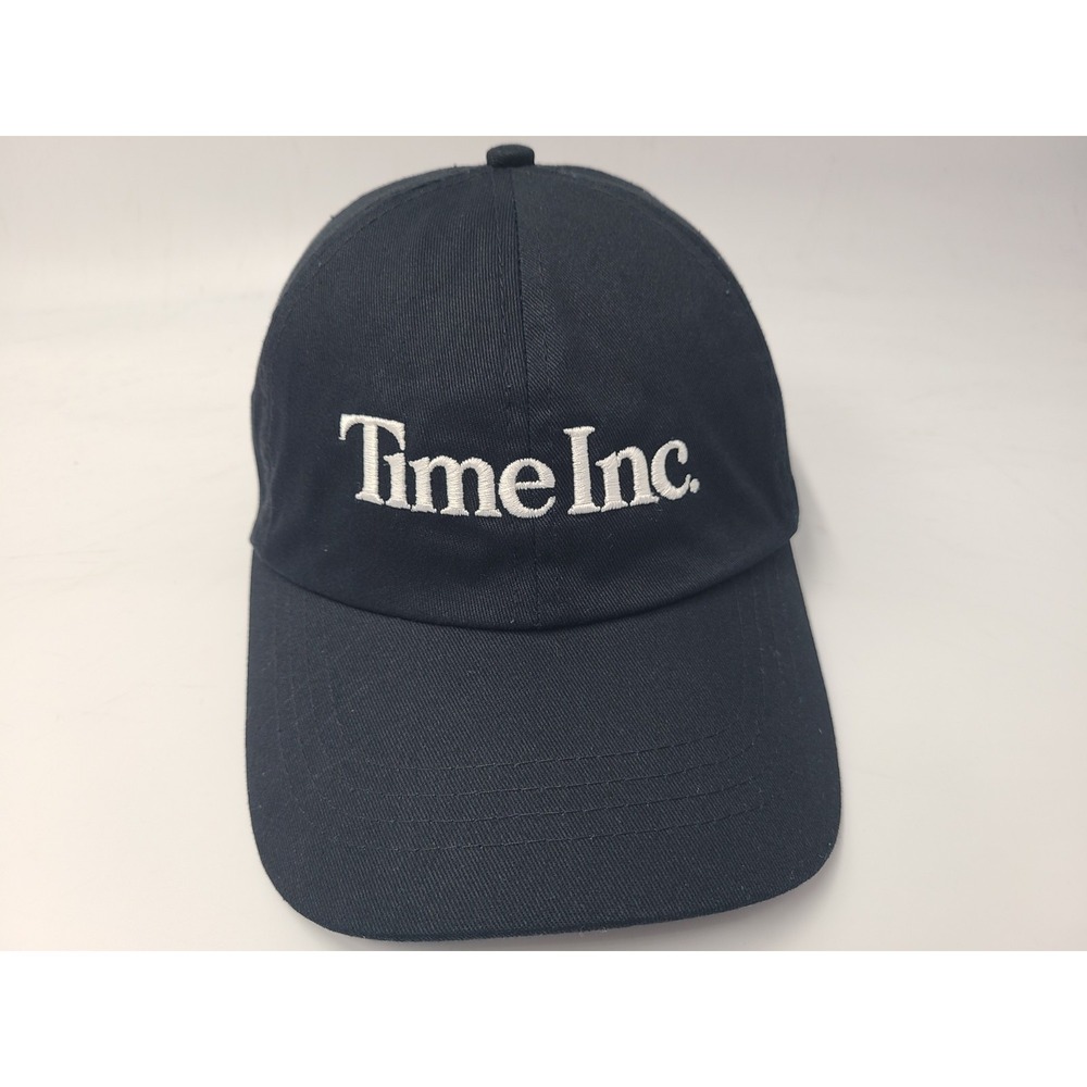 Time Inc NYSE Strapback Adjustable Hat Cap New York Stock Exchange Cotton Black